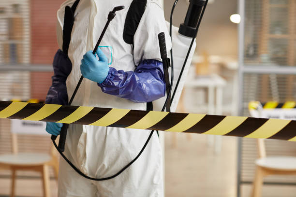 Professional Blood Cleanup technician working in Jewett City, CT